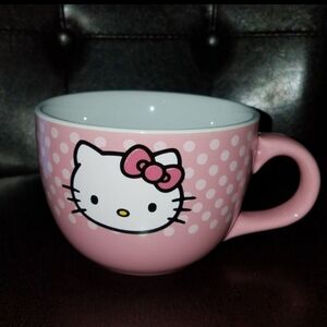 HELLO KITTY 24oz Pink Ceramic Soup Mug